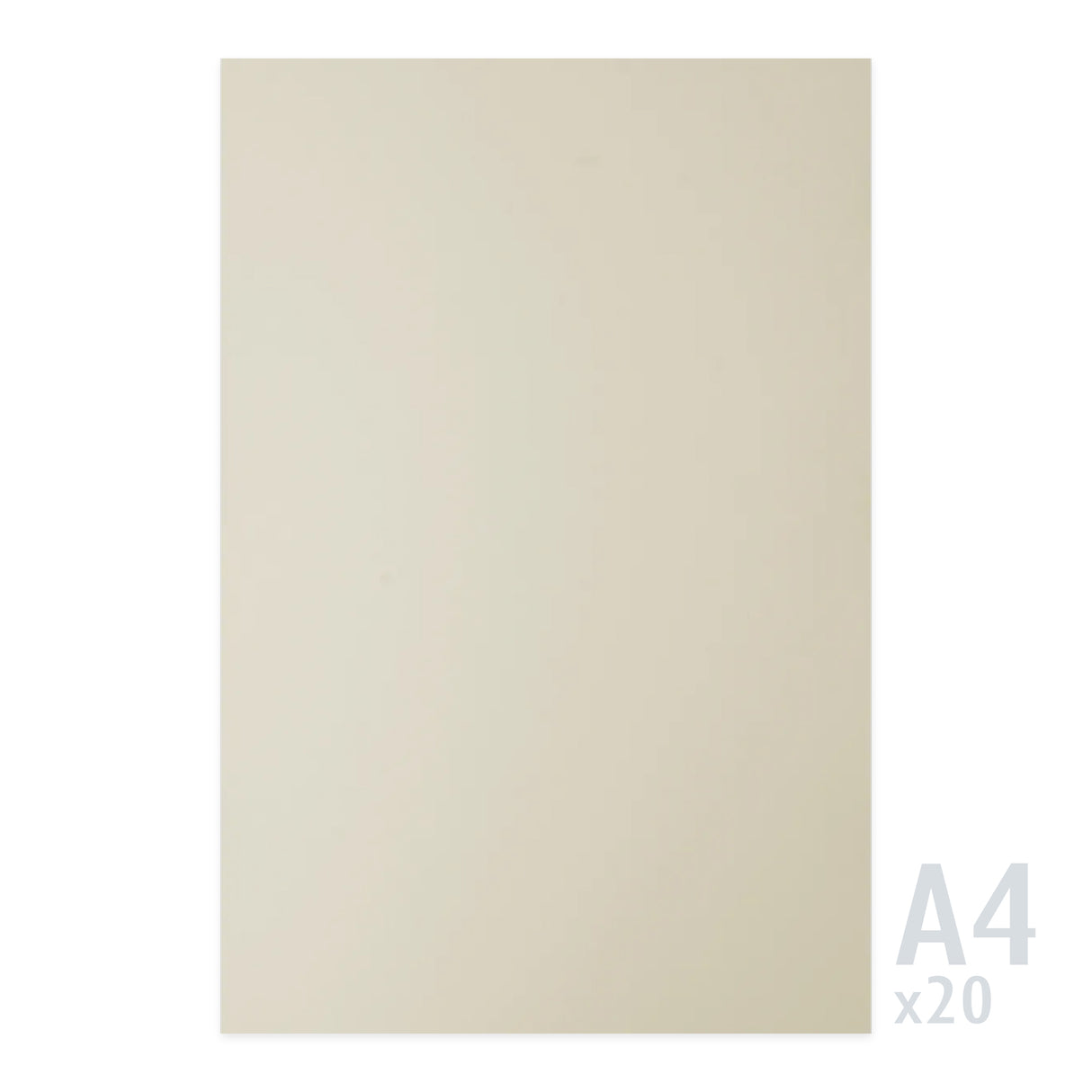 Papier Sirio Color kremowy 140g/m² - 20 arkuszy A4