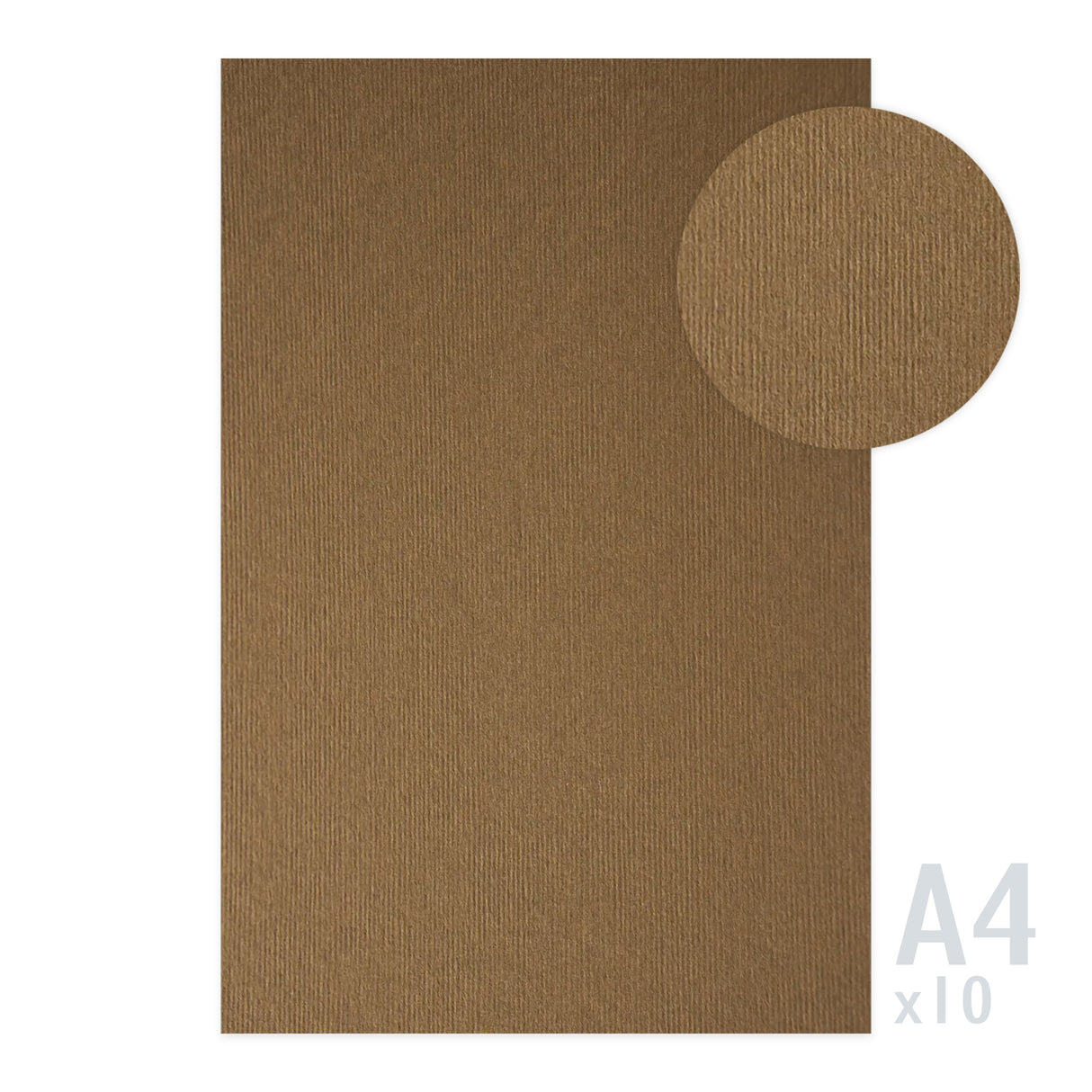 Papier o fakturze lnianej 215g/m² - 10 arkuszy A4