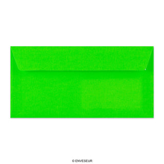 110x220 mm (DL) Zielona neonowa koperta