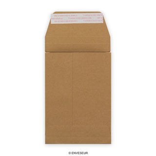 Pojemna koperta z szarego papieru 162x114x25 mm (C6)
