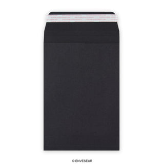 Czarna pojemna koperta 229x162x25 mm (C5)