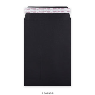 229x162 mm (C5) Czarna woreczkowa koperta Post Marque 