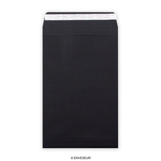 Czarna pojemna koperta 324x229x25 mm (C4)
