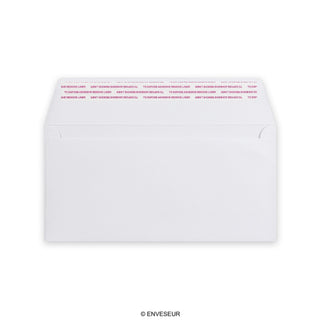110x220 mm (DL) Biała koperta Post Marque