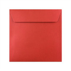 Pearlescent Envelopes Red 155 x 155 mm Peel and Seal