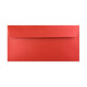 Pearlescent Envelopes Red 110 x 220 mm (DL) Peel and Seal