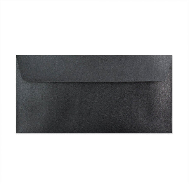 Pearlescent Envelopes Slate Grey 110 x 220 mm (DL) Peel and Seal