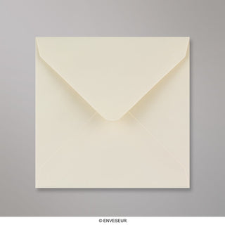 130x130 mm Koperta kość słoniowa z gładką powierzchnią