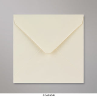 140x140 mm Koperta kość słoniowa z gładką powierzchnią