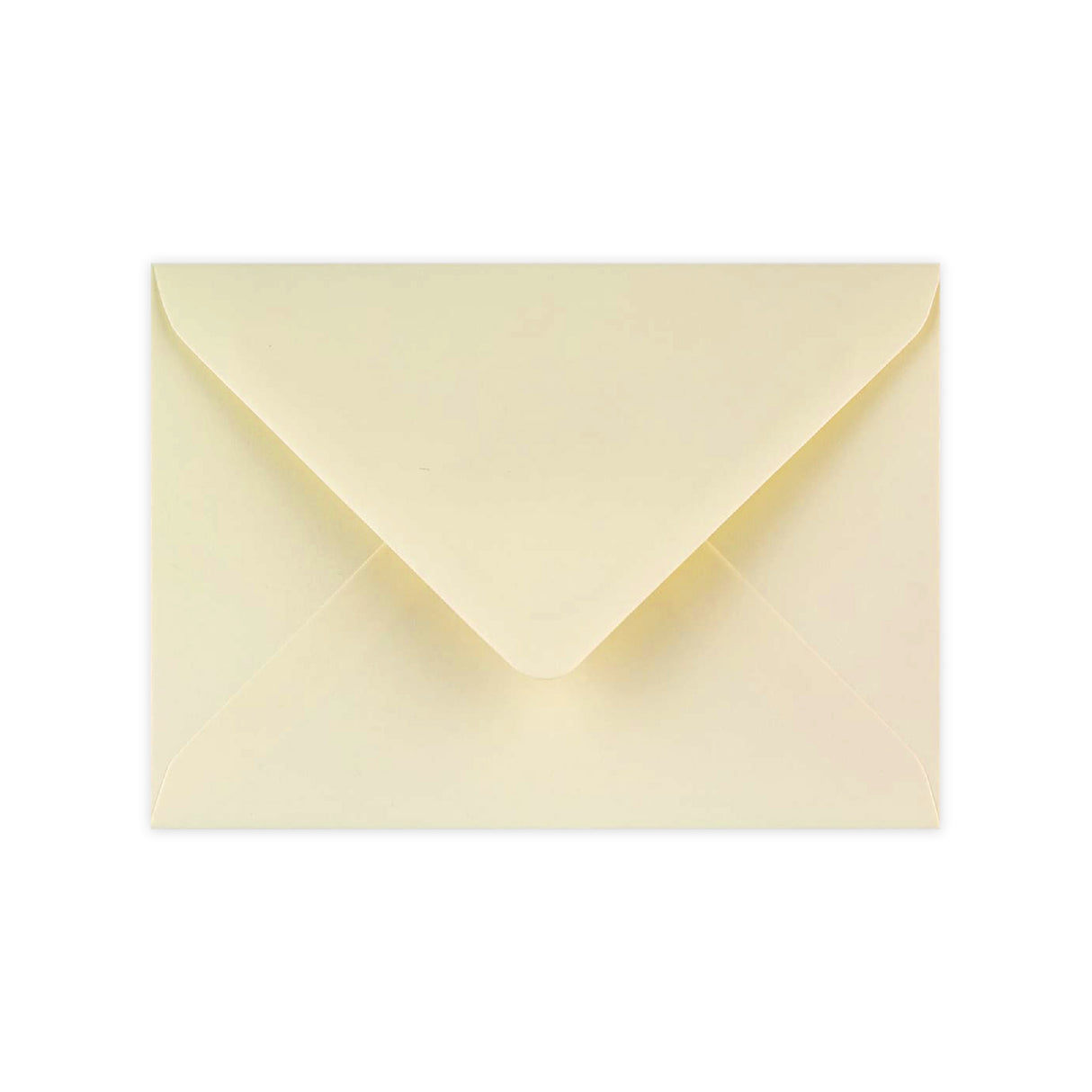 114x162 mm (C6) Koperta kość słoniowa z gładką powierzchnią