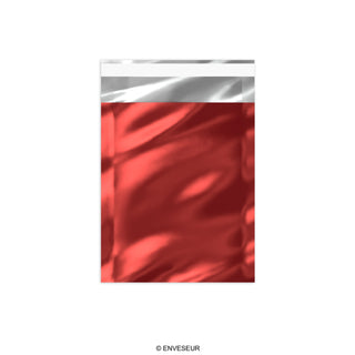 Błyszczące metaliczne koperty foliowe