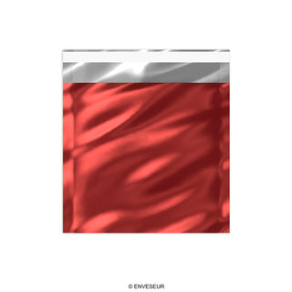 Błyszczące metaliczne koperty foliowe
