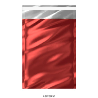 Błyszczące metaliczne koperty foliowe