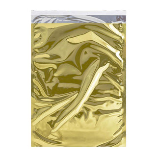 Błyszczące metaliczne koperty foliowe