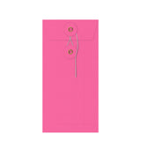 Kolorowe koperty z zamknięciem na guzik i sznurek