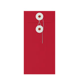 Kolorowe koperty z zamknięciem na guzik i sznurek