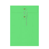 Kolorowe koperty z zamknięciem na guzik i sznurek