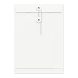 Kolorowe koperty z zamknięciem na guzik i sznurek