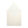 Paper Lined Envelopes Ivory + White Fancy Paper 160 x 160 mm