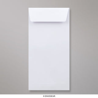 220x110 mm (DL) Biała kolorowa koperta