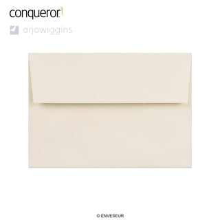 114x162 mm (C6) Koperta kremowa Conqueror 