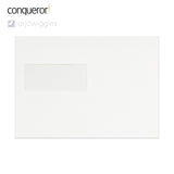 162x229 mm (C5) Neonowa biała koperta Conqueror