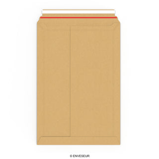 Sztywna Koperta z Brązowej Tektury Falistej 510x350 mm