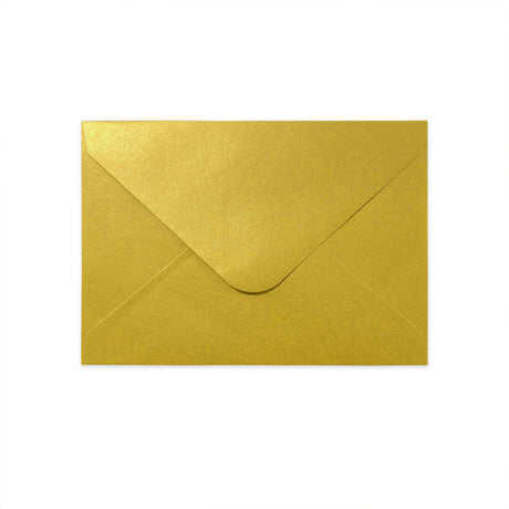 C6 114x162mm - Złota koperta metaliczna 120g